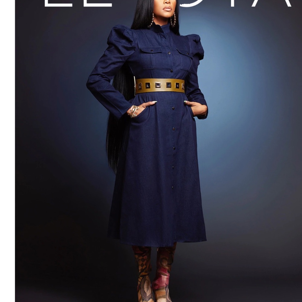 Denim.  dress - Picture 6 of 6